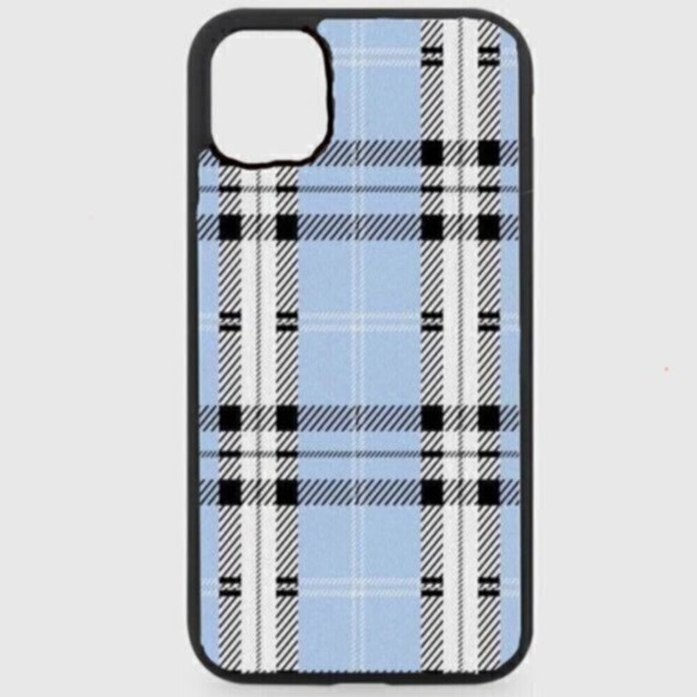 Light Blue Plaid Phone Case